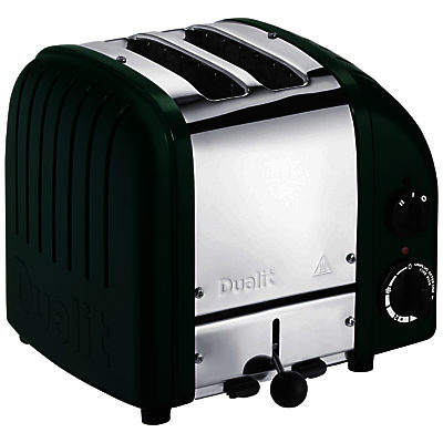 Dualit Made to Order Classic 2-Slice Toaster Stainless Steel/Moss Green Matt Dualit Made to Order Classic 2-Slice Toaster Stainless Steel/Moss Green Matt